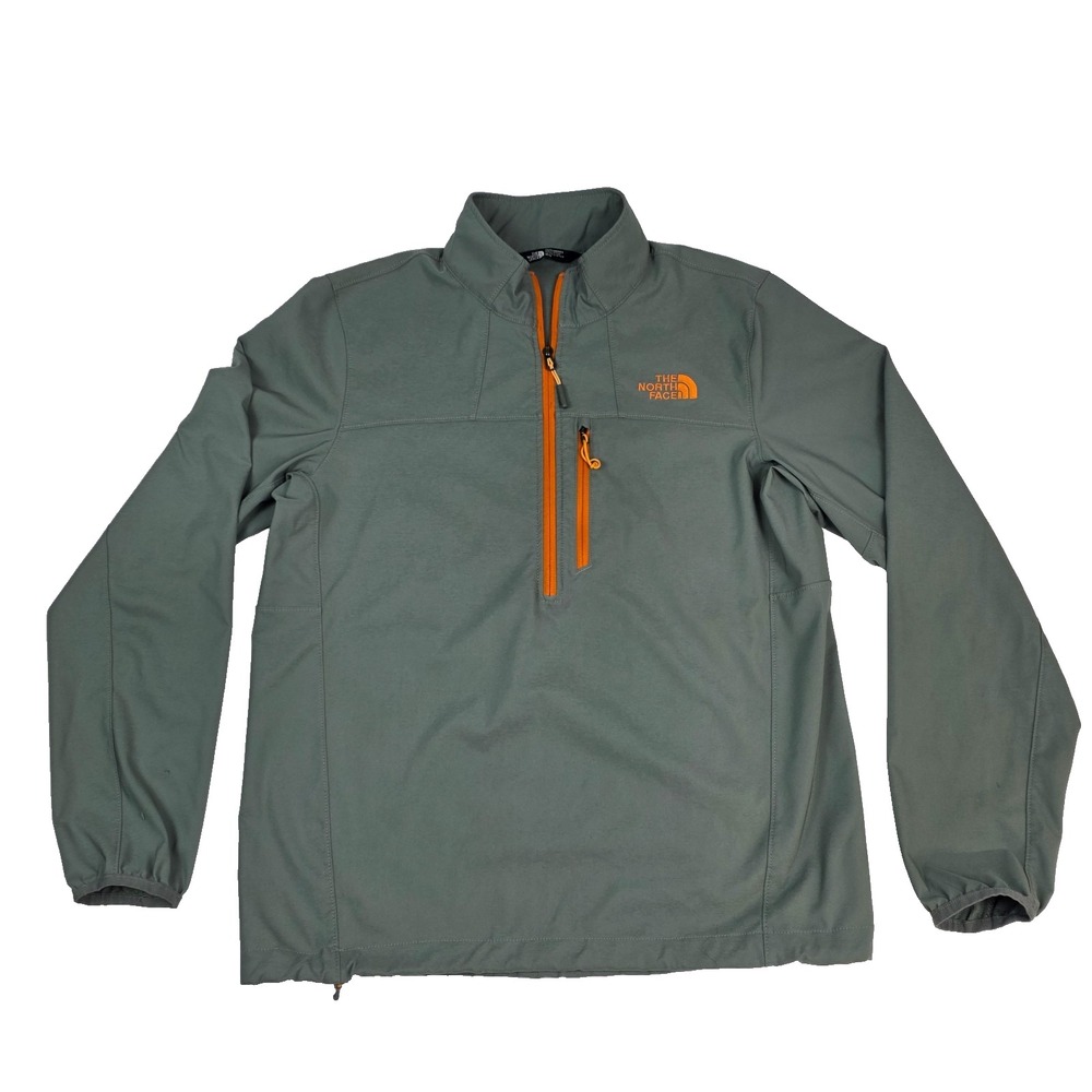 North Face Polartec ‎ Half Zip Jacket Monument Grey - Mens Medium
